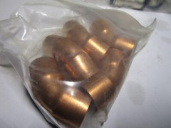 3/4″ x 3/4″ Slip x Slip 45° Wrot Copper Pipe Elbow QTY 5