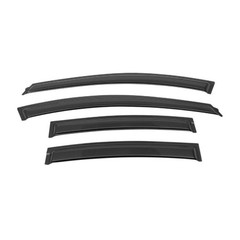4pcs Smoke Tinted Tape-On Window Visor For Chevy Cruze 10-15 CCRUZE11