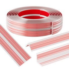 Elvone Wall Corner Protector Edge Guard Peel Stick Wall Trim Moulding Inside Out