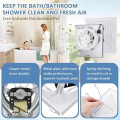 WKZO Bathroom Fan Motor & Grille Kit, Fits Br-oan NuT-one 688-689 BP46 | Fits…