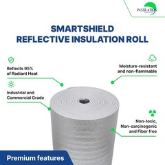 SmartSHIELD 10mm Reflective Insulation Roll, Foam Core Radiant