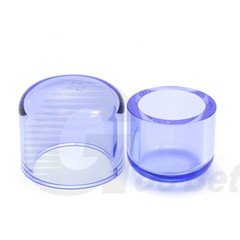 Clear UPVC Fittings Pipe Casing Cap End Cover 20/25/32/40/50/63/75/90/110mm ID
