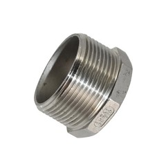 1-1/2” male to 1“ NPT female HEX Reducer bushing pipe adapter Stainless Steel