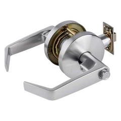 Universal Hardware Cylindrical Privacy Bed/Bath Lever Satin Chrome Grade 2 New