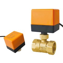Brass Two-Way Electric Ball Valve AC220V DC12&24V Three-Wire Water Air Gas Valve