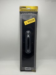 Brinks Commercial 15 in. L Matte Black Aluminum Pull Plate