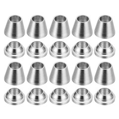 PATIKIL 1/8″ Tube OD 304 Stainless Steel Compression 1/8 Inch, Silver