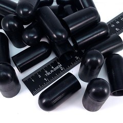 (25) 7/8″ ID High Temp Silicone Rubber Powder Coating Caps Cerakote Vacuum Cap