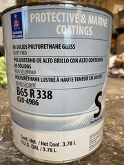 Gallon Sherwin Williams Hi-Solids Industrial Polyurethane/Safety Red/ B65 R 338