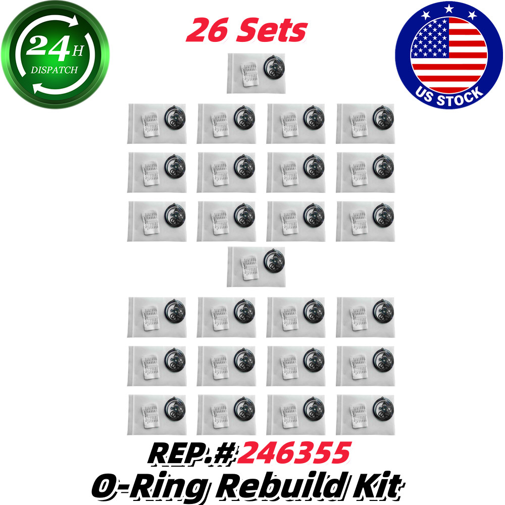 For Graco Fusion Air Purge AP Sprayer 26 xComplete O-Ring Rebuild Kit 246355 US