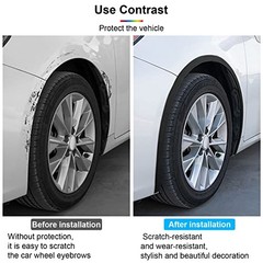 20Ft Car Wheel Arch Trim, Fender Flares Arches Wing Expander Car Wheel Eyebrow