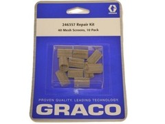 246357 Graco Fusion AP 40 Mesh Check Valve Filter Screen Kits (10 per kit)