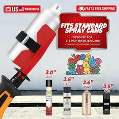 Secure Spray Can Shaker Attachment Reciprocating Saw Holder Anti Slip Strap Stab