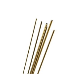 uxcell Brass Tube, 1mm 1.2mm 1.4mm 1.6mm 1.8mm 2mm OD x 0.2mm 300mm,