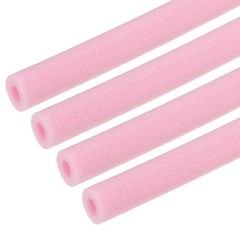 4pcs 1/3″ ID 3.3FT Pipe Insulation Foam Tube 0.63″ OD Tubing Cover Pink