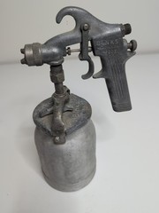 Vintage Binks Paint Spray Gun Model 36 With Canister