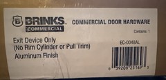 Brinks Commercial Rim Panic Exit Device Emergency Door Push New FAST SHIPPING