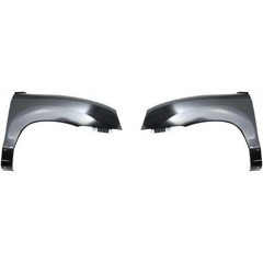 Front Left&Right Side Fenders Primed Steel Molding Holes 2006 Hyundai Santa Fe