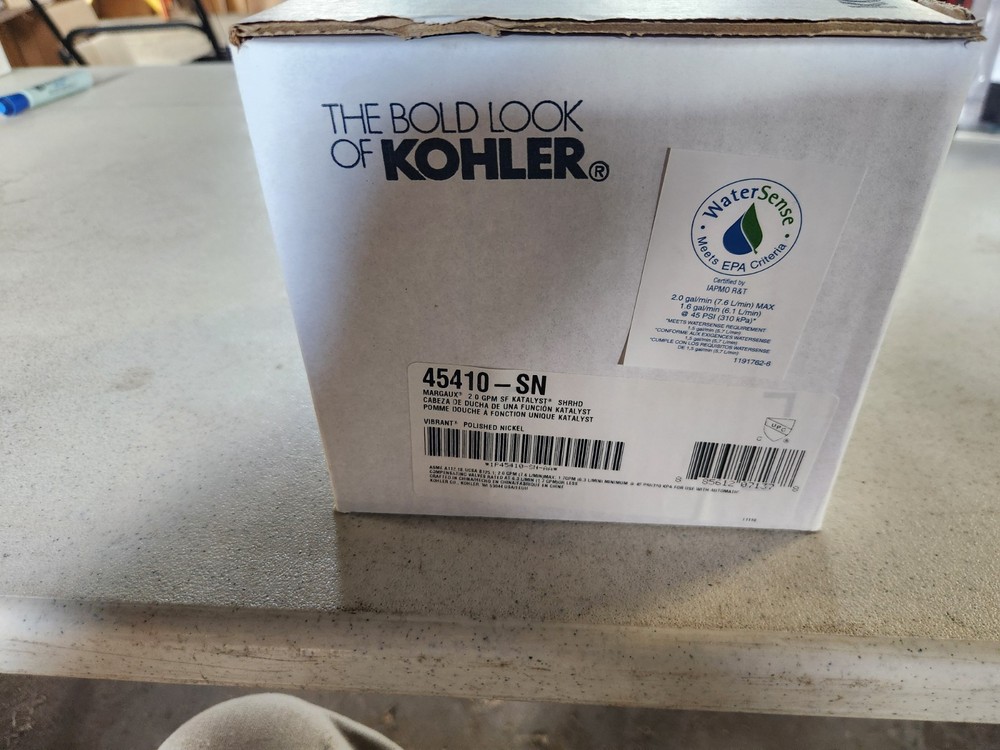 Kohler Margaux -K-45410-SN – single function showerhead -vibrant polished nickel