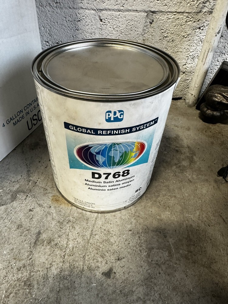 PPG D768 Refinish Global Refinish Systems Medium Satin Aluminum New Us Gallon