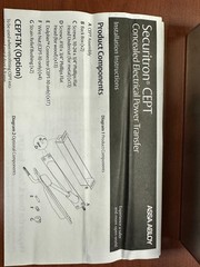 ASSA ABLOY SECURITRON EL-CEPT-BSP CONCEALED ELECTRICAL POWER TRANSFER