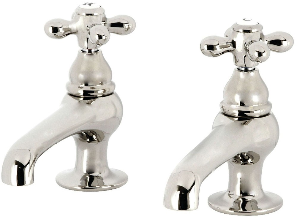 Kingston Brass KS320.AX Restoration 1.2 GPM Basin Tap Faucet – Nickel