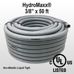 3/8″ x 50′ Flexible Liquid Tight, Non-Metallic Electrical Conduit – UL Listed