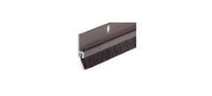 96″ Extruded Dark Bronze Anodized and Nylon Brush Door 11/32″ Bristle Weathers