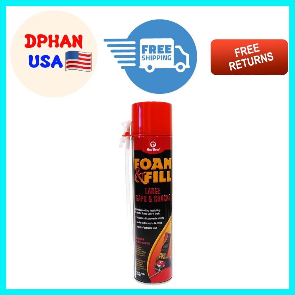 Waterproof Insulating Foam Sealant 20 oz – Perfect for Filling Gaps & Cracks