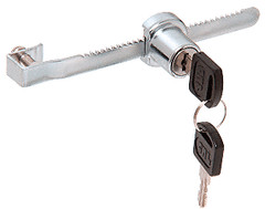 CRL 220CH Chrome Randomly Keyed Glass Showcase Lock