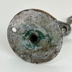 Vintage Door Stop Hook Catch Wall Mount Industrial Steel Architectural Salvage