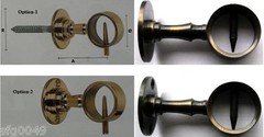 Brass rope carrier Ø 30 / 35 / 40 mm rope holder wall holder handrail ropes
