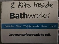 Bathworks Tub And Tile Chip Repair Kit 4 oz Bathtubs, Sinks, Tiles WHITE 2-Packs