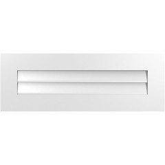 Ekena Millwork 34W X 12H Vertical Surface Mount Pvc Gable Vent Non-Functional
