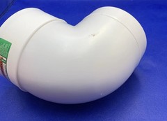 🔥Ubbink 224078PP Condensing 90 Degree Vent Pipe Elbow Revision – White (C4)