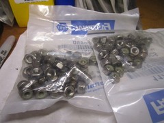 1/4″-28 Grade 18-8 NE Stainless Steel Nylon Insert Lock Nut QTY 100