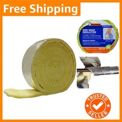 Durable 3″x1″x25′ Fiberglass Pipe Wrap with Vapor Barrier – Easy Installation
