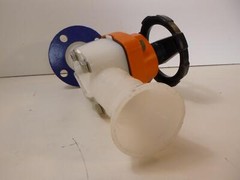 +GF+ Georg Fischer 2-3/16″ ID PVDF 90-63 S10/PN16 Diaphragm Valve w/ Flange