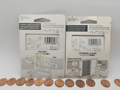 Prime-Line Nylon Shower Door Bottom Guide (2-Count) M 6058 & Screen Door Strike