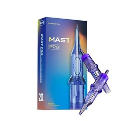 Mast Pro Tattoo Cartridges 20Pcs Disposable Round Shader 1209RS