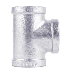 STZ Industries 311UT-2 2 in. FIP Galvanized Malleable Iron Tee (3-pack)