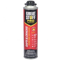 Great Stuff PRO Gaps and Cracks, 24oz, Case of 12 with Foam Gun