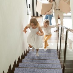 8″ X 30″ Peel and Stick Carpet Stair Treads for Wooden Steps, Reusable Washable