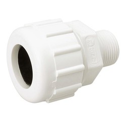 B&K 1-1/4 In. Compression x 1-1/4 In. MIP PVC Union Adapter 161-106 B&K 161-106