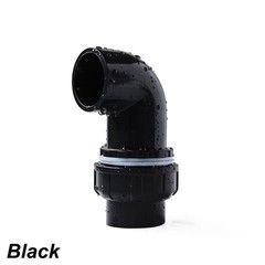 PVC Pipe Fitting 90° Elbow Bulkhead Tank Connector Union Aquarium 20mm – 50mm