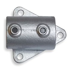 Zoro Select 4Nxu5 Structural Pipe Fitting, Wall Flange, Cast Iron, 1.25 In
