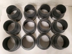 *12* NDS HDPE Corrugated Adapter, 4″ Drain Pipes & Fittings Spt X 4″ Corr. Hub