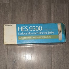 ASSA ABLOY HES 9500 Surface Mounted Electric Strike Stainless Steel Fire Door