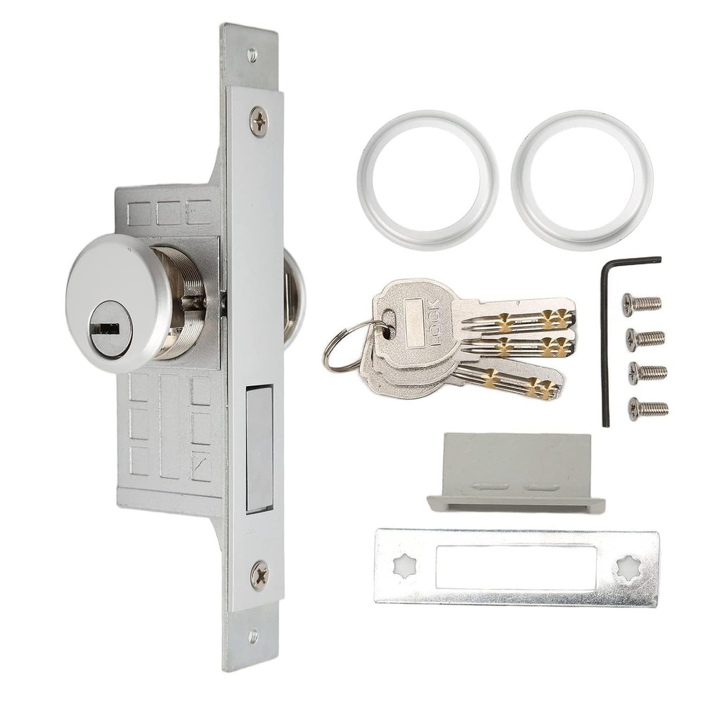 Cyrank Storefront Door Mortise Lock, Mortise Lock Aluminum Storefront Mortise Do