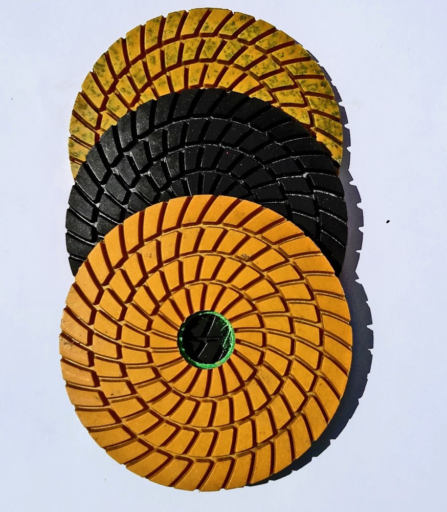 Stadea 4″ Diamond Polishing Pad Three step 3-step set wet polish Granite Quartz